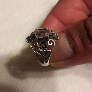 Beautiful Amethyst Silver 925 ring.